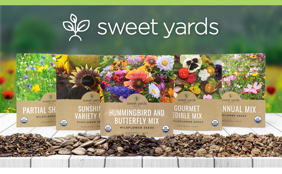 Bulk Wildflower Seeds Variety Pack 5 Large Packets 5