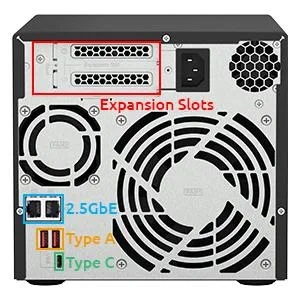 QNAP TS-473A-8G 4 Bay High-Speed Desktop NAS with AMD Ryzen
