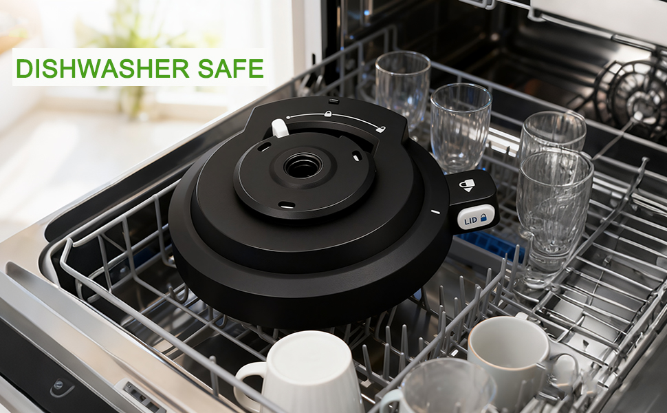 dishwasher safe outer bowl lid