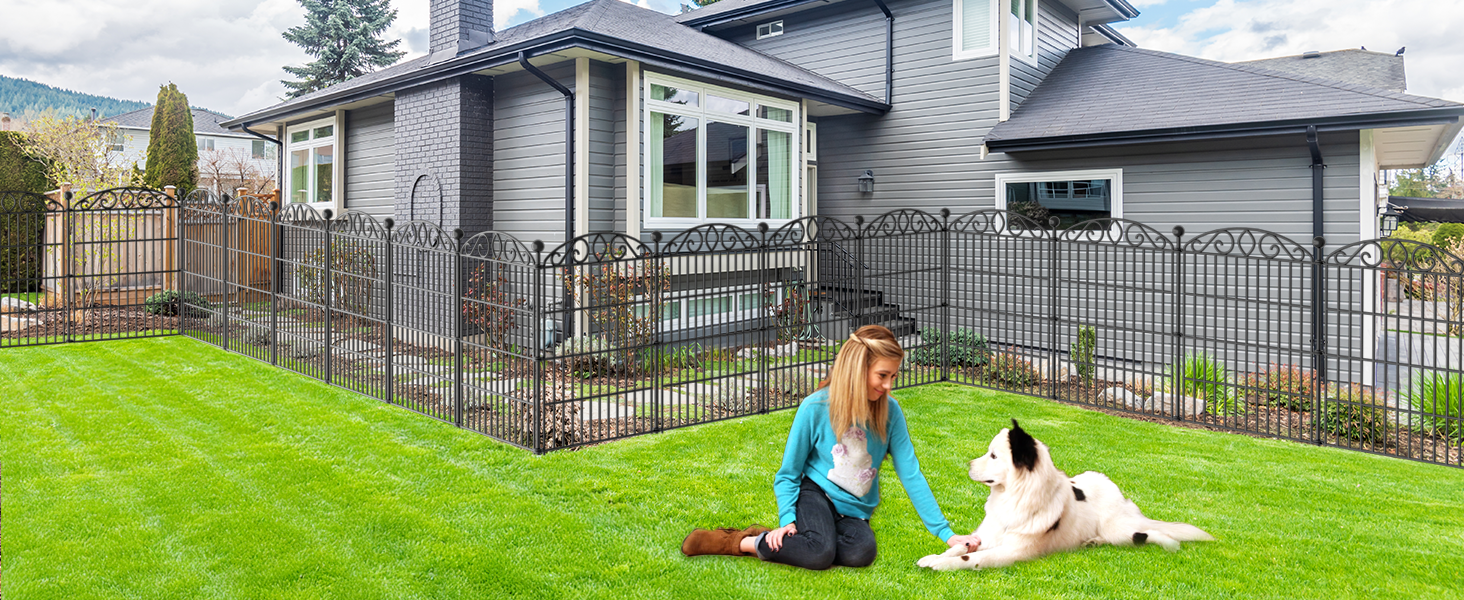 No Dig Dog Animal Barrier for Yard