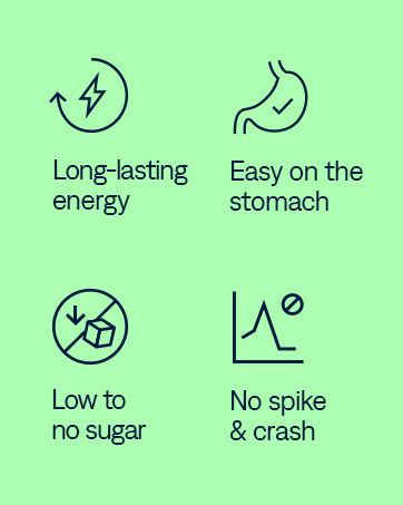 ucan, long-lasting energy, easy on stomach, low to no sugar, no spike or crash