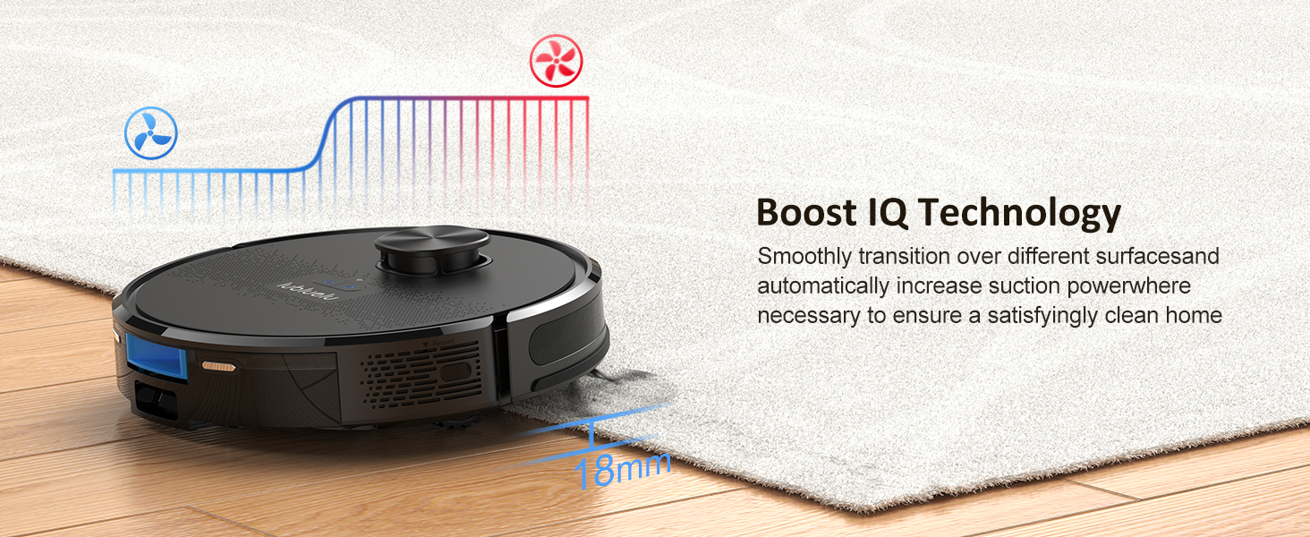 Lubluelu Robot Vacuum and Mop Combo 4000Pa, LiDAR