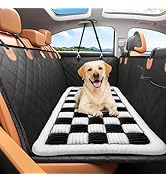 Deep Dream Dog Car Bed Mat, Non-Slip Backseat Dog Mat, Furry Travel Pad for Dogs, Fit for Car Bac...