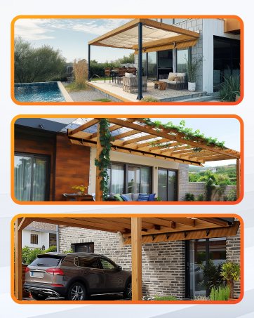 Pergola Roof Riser