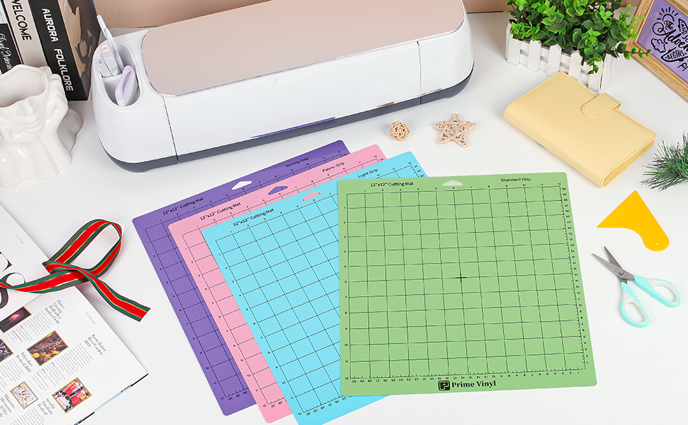 Prime Vinyl Cutting Mats for cricut 6 Pack Adhesive Cutting mat Set