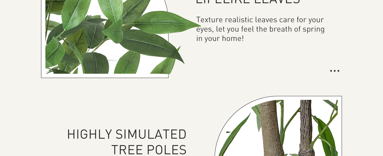 Artificial Eucalyptus Tree, 4ft Tall Fak... 9 ANP120 4