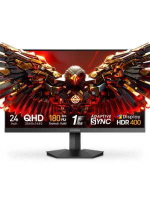 KOORUI G2421V 24インチ IPSモニター WQHD 180HZ Koorui 24 Inch