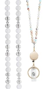 beaded lanyard