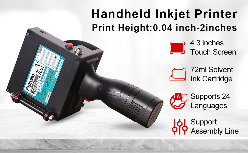 PEKOKO Handheld printer / ペココ ポータブルプリンター Amazon.com : PEKOKO Handheld Printer Portable Mini Inkjet