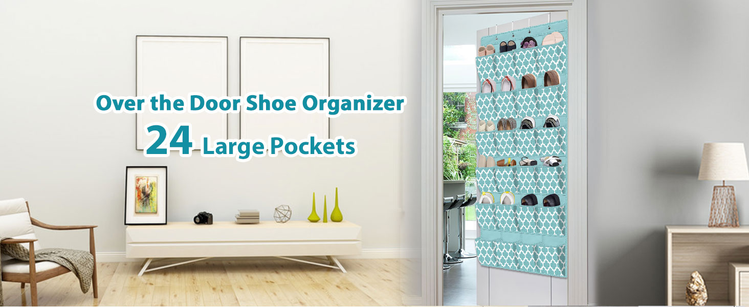 VERONLY Hanging Shoe Rack Storage Over Door Organiser