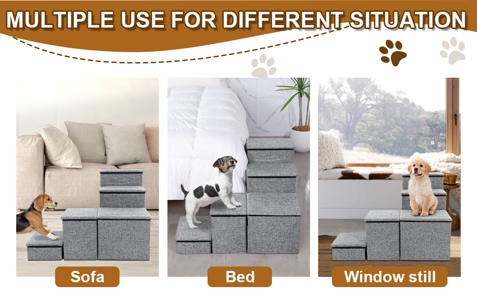 HOMBYS L Shape Dog Window Perch for Elderly and Short Legged Dogs Look Out Window
| HOMBYS Foldable Dog Pet Step wit 2e08cb3a Bb6b 4bbb 96d8 592e3ca7cd4f. CR0,0,970,600 PT0 SX970 V1