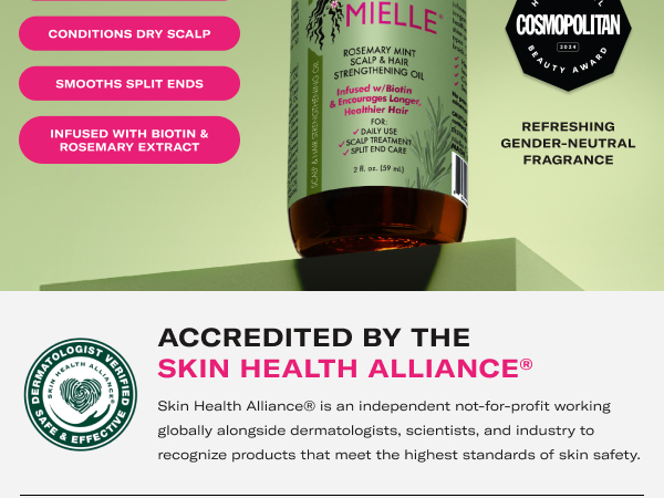 hair oil with biotic to help smooth split ends and support scalp nourishment