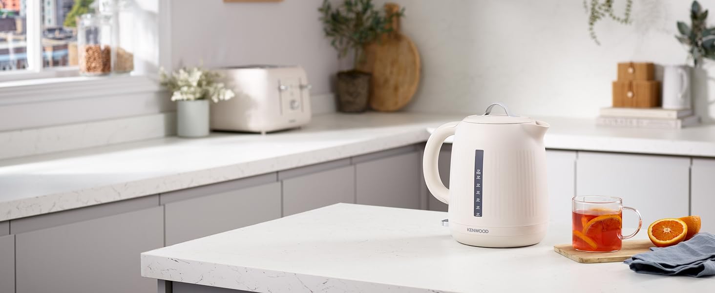 Kenwood Dawn Electric Kettle, 360° Swivel Base, Water Level Indicator