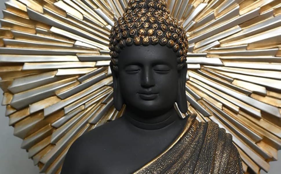 Buy Swarn House Decor's Beautiful Sitting Buddha Idol Statue for Home & Garden Big Size 2 Feet