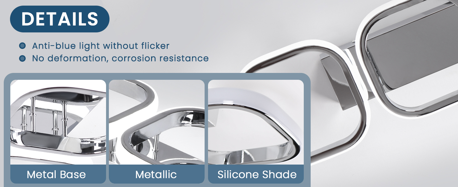 EIDISUNY Modern LED Ceiling Lamp
