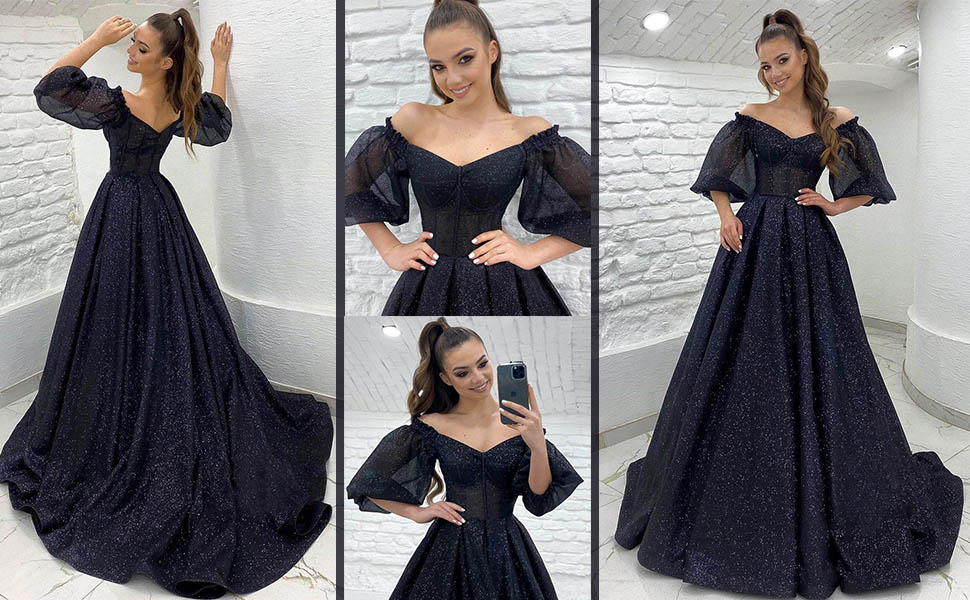 Long Sleeve Prom Dresses for Women