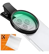 K&F Concept Clip-on Filter 67mm CPL Filters Polarizing for Phone Clip Threaded Camera Lens Filter