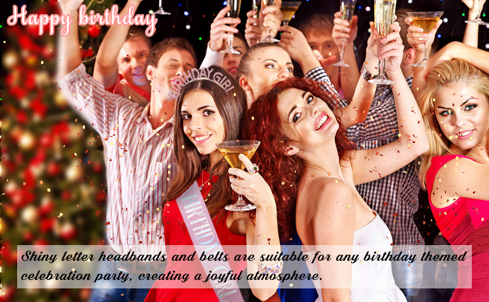 birthday sash and tiara for women