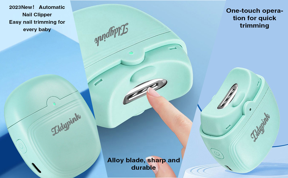 ZLDYPINK Automatic Electric Nail Clipper with 2 Speeds