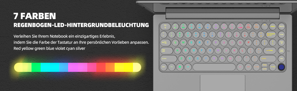 Notes on the cool seven-colour light backlight
