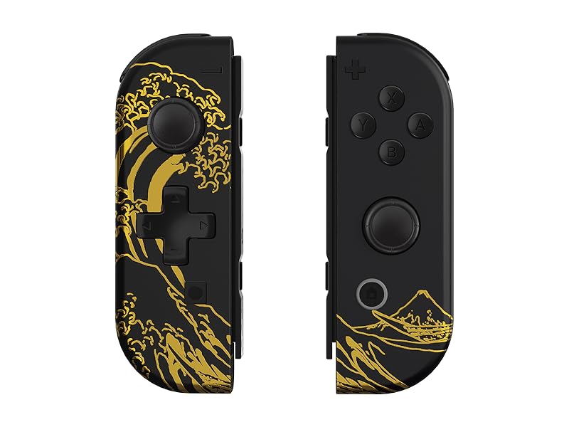 Amazon.com: eXtremeRate The Great Golden Wave Off Kanagawa - Black