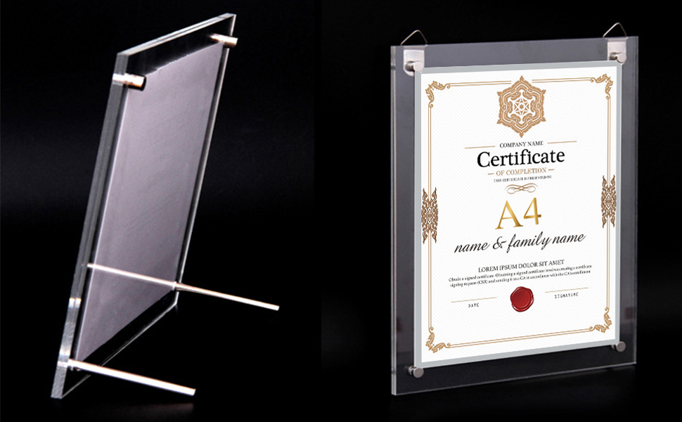 写真立て　壁掛け・卓上兼用