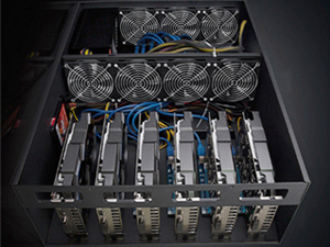 GPU Mining Rig fans 4x120mm Silent Cooling Fan for Minner Crypto Mining Rig