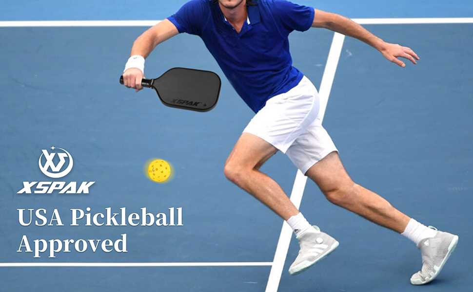 2024 XS XSPAK USAPA Carbon Fiber Pickleball Paddle World