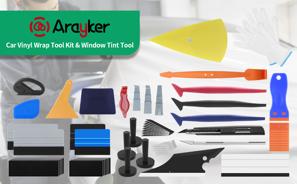 car vinyl wrap tool kit