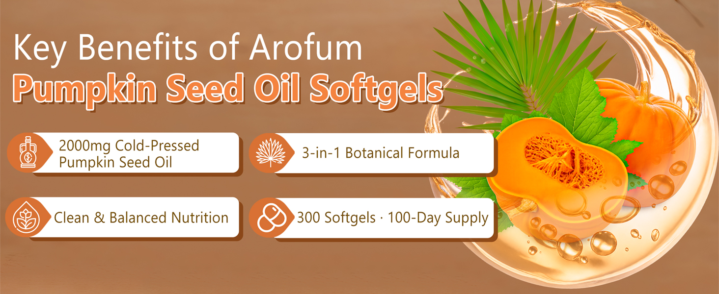 Pumpkin Seed Oil Softgels