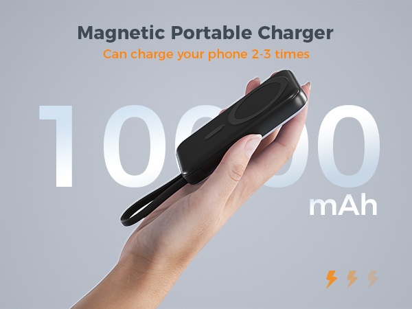 スマホアクセサリー MAGNETIC POWER BANK Magnetic Power Bank, 10000 mAh 20W PD Portable Phone Charger