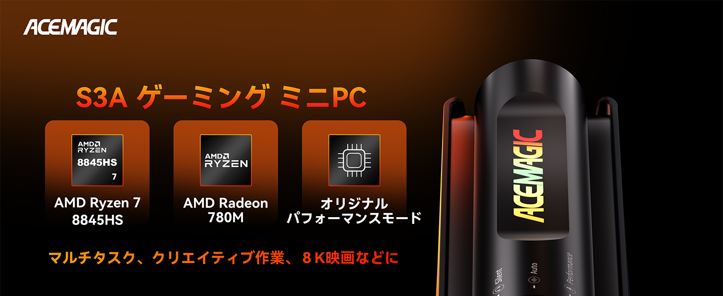 ミニpc AMD Ryzen 7 8845HS