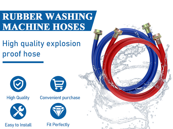 ubber Washing Machine Hoses