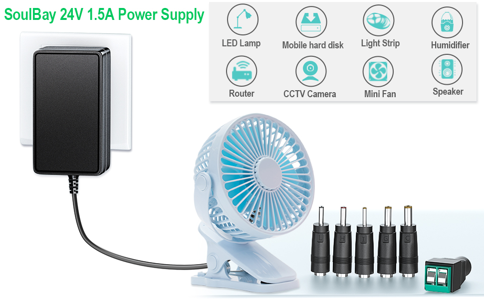 24V DC Power Cord power supply adaptor