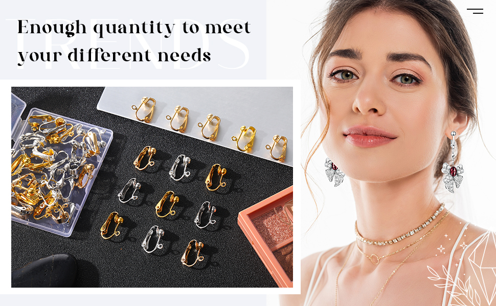Clip on Earring Converter Earring Clip Backs Clip on