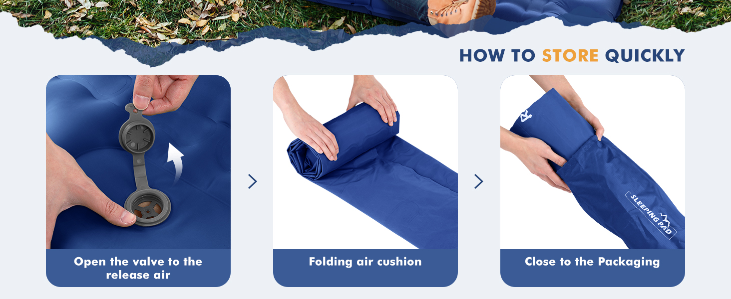 Camping Sleeping Pad Relefree 12CM UltraThick Inflatable Mattress