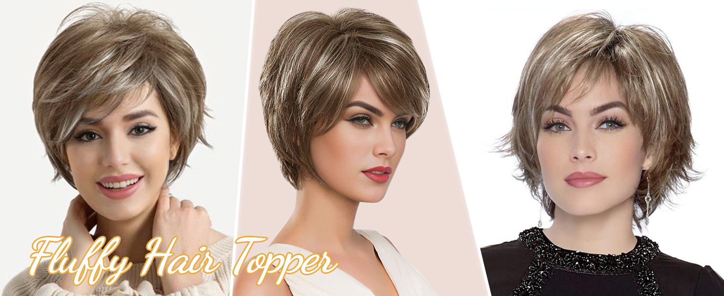 Hair Topper for Women with Thinning Hair