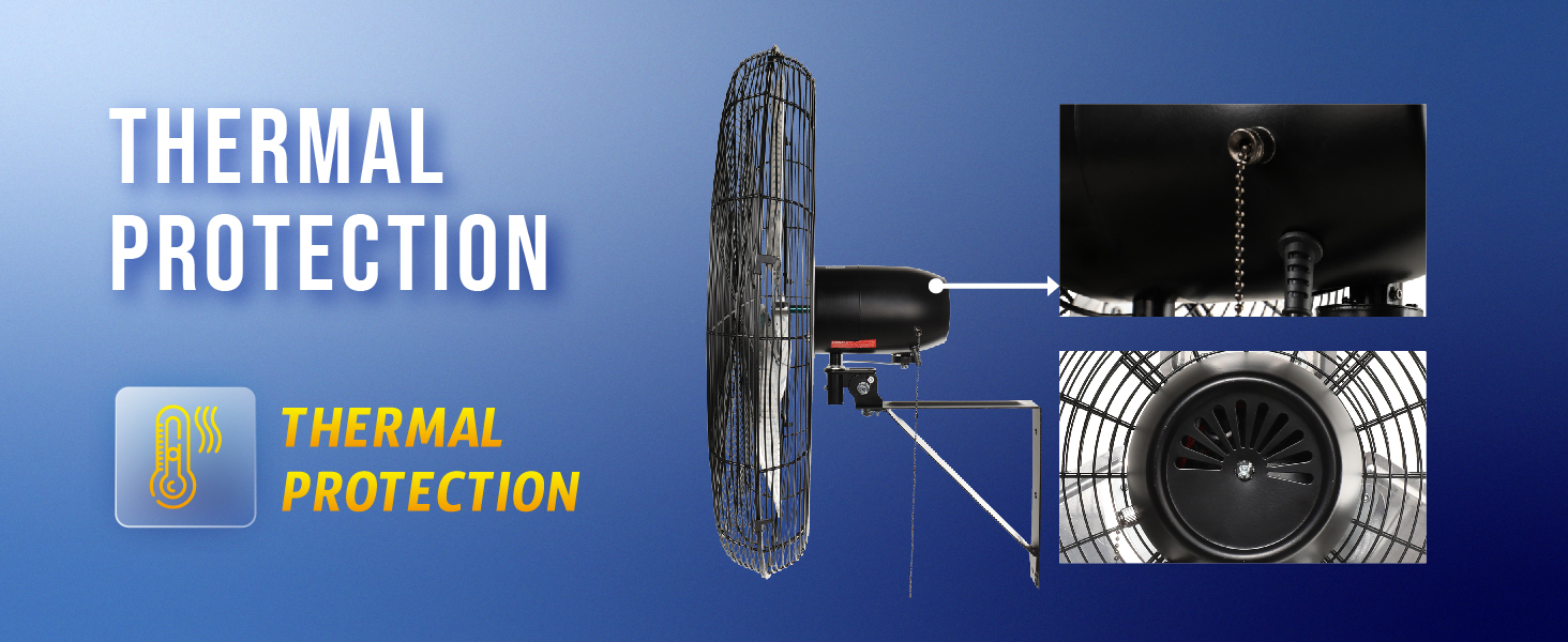 Tornado Pro Series High Velocity Wall Mount Fan 30 Inch