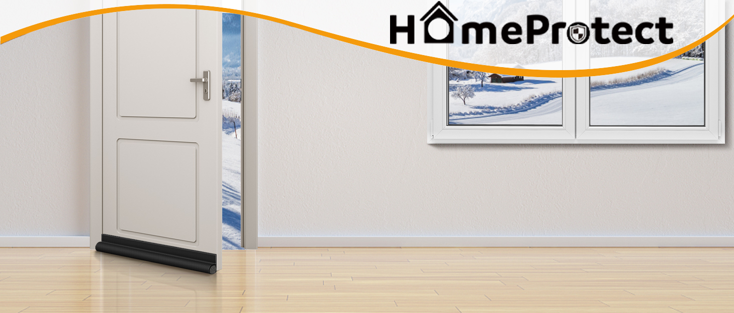 HomeProtect Under Door Draft Stopper 36 Inch Adjustable