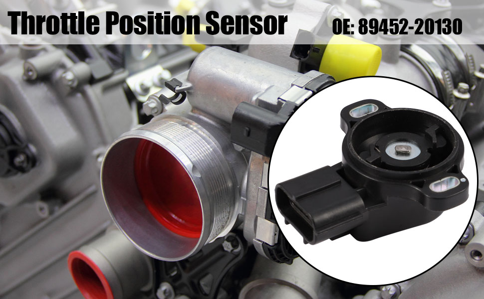 X AUTOHAUX Black Car Throttle Position Sensor Replacement