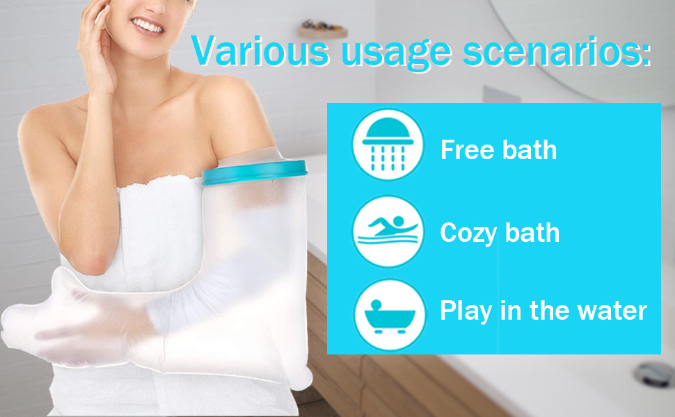 Arm Cast Wound Cover Protector for Shower Bath