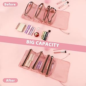 Neceser Maquillaje Organizador Colgar Organizador Viaje Percha de Maquillaje