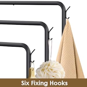 freestanding towel rack