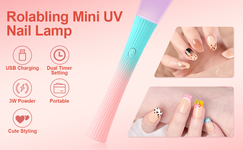 Rolabling Mini UV Nail Lamp