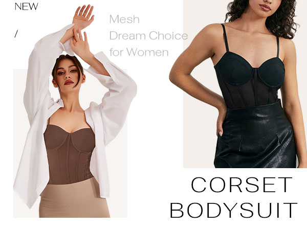 REORIA Women's Summer Sexy Mesh Sheer Spaghetti Strap