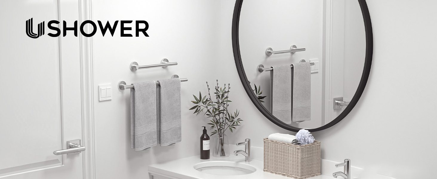 towel bar brushed nickel