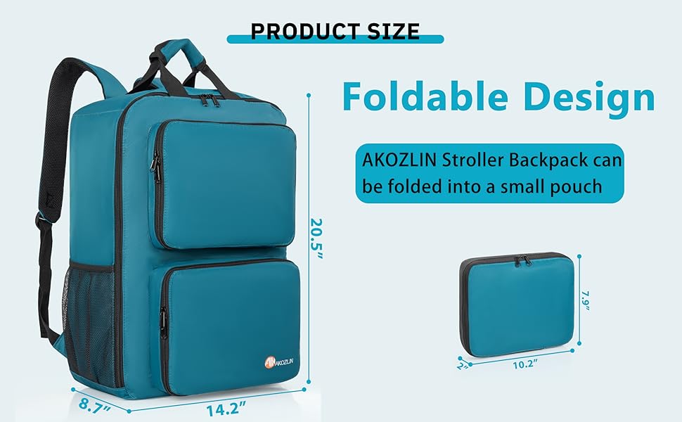 Foldable Stroller Travel Bag Backpack