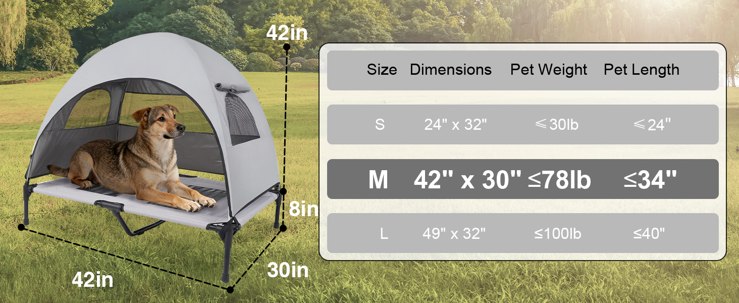 medium dog bed canopy