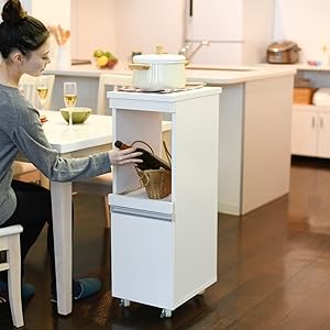 Amazon｜JKプラン キッチン 隙間収納 幅30 高さ90 奥行40 家電