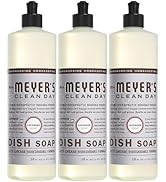 MRS MEYERS Liquid Dish Soap, Lavender, 16 Fluid Ounce (Pack of 3)